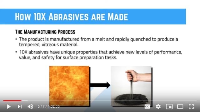 What is a superoxalloy abrasive?
