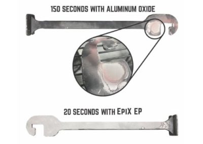 Superoxalloy vs. powder coat: Removing tough coatings in a matter of seconds
