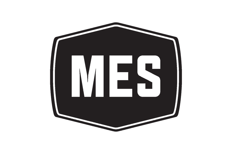 MES black and white logo