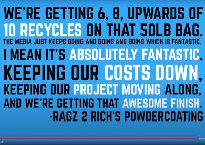 Customer Increases Abrasive Recyclability And Decreases Cost