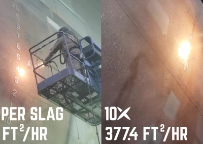 Shipyard Doubles Blast Speed With KinetiX Superoxalloy Abrasives