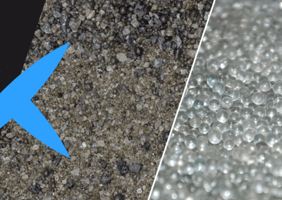 Glass Beads vs. 10X Superoxalloy