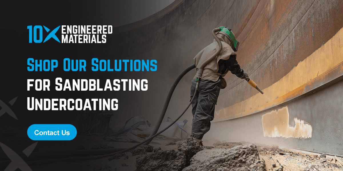 shop our solutions for sandblasting undercoating