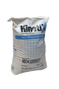 a bag of KinetiX superoxalloy abrasive high-production grade