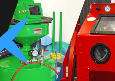Pressure Pot vs. Cabinet Blasting