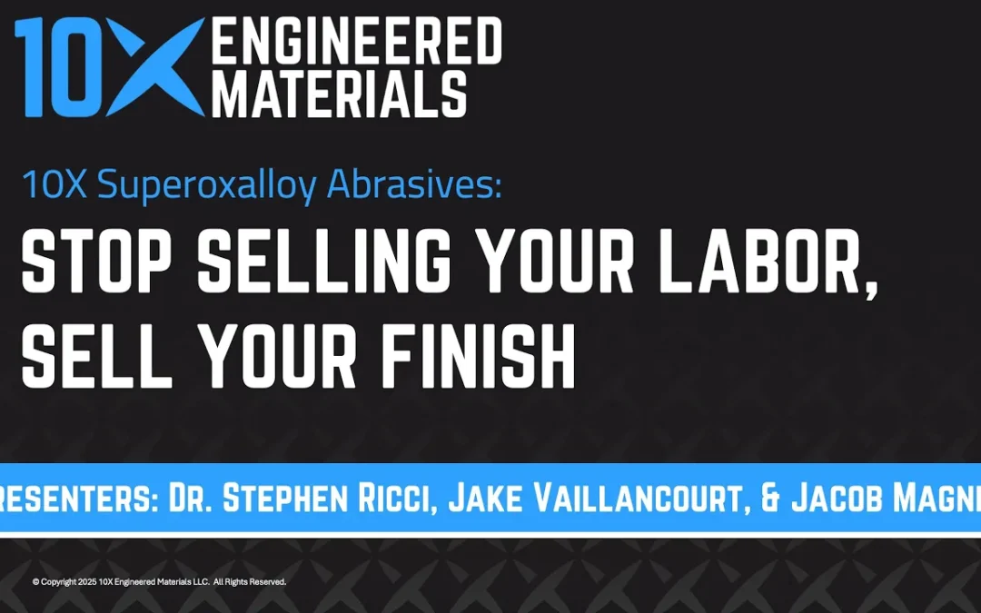 Stop Selling Your Labor, Sell Your Finish