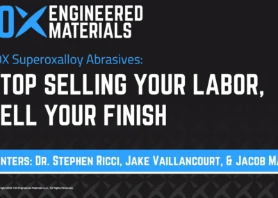 Stop Selling Your Labor, Sell Your Finish